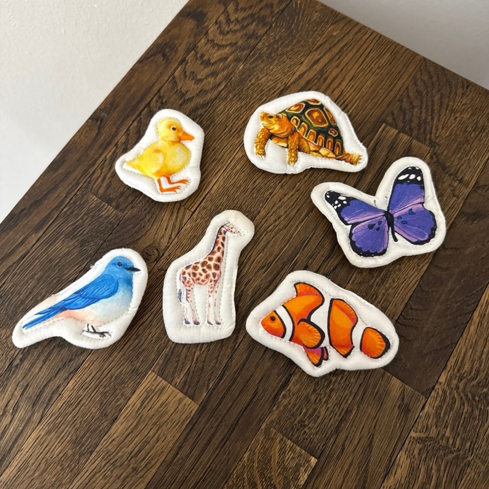 Lovevery quilted critter pockets replacement pieces